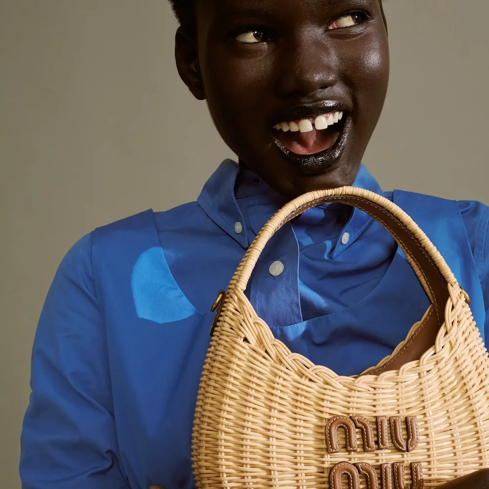 Wander wicker handbag