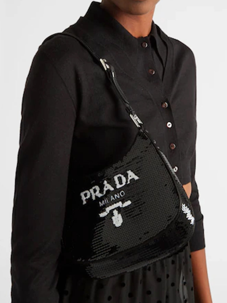Prada Cleo Sequinned Bag