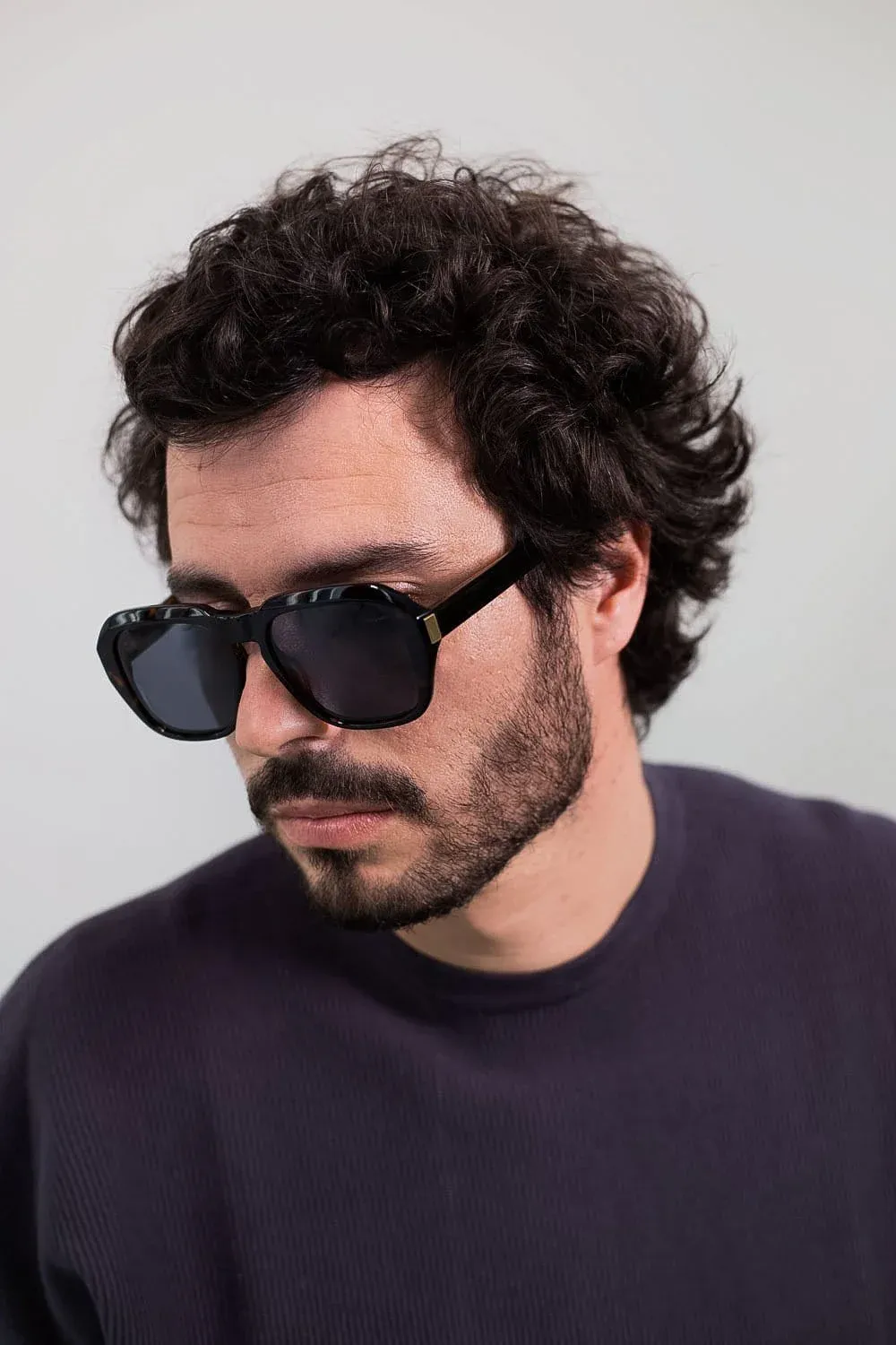 Dunhill classic chunky havana grey sunglasses