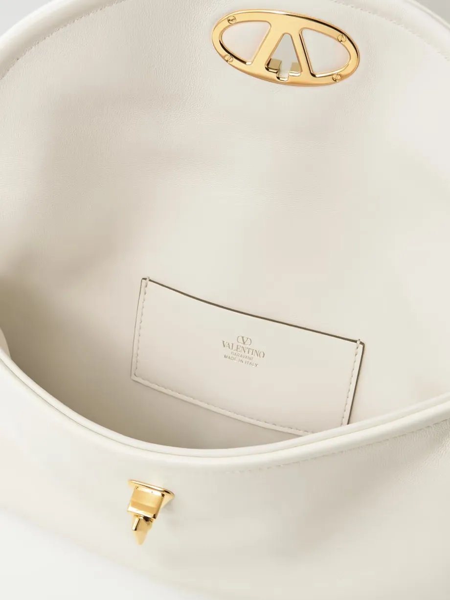 VLOGO leather clutch