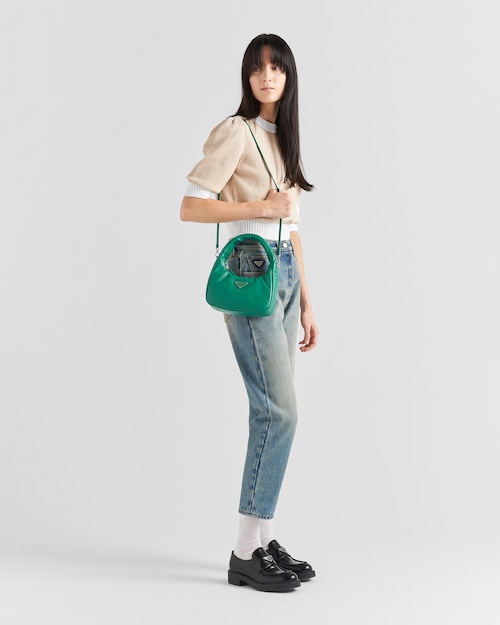 Prada Soft padded nappa leather mini-bag - Mango