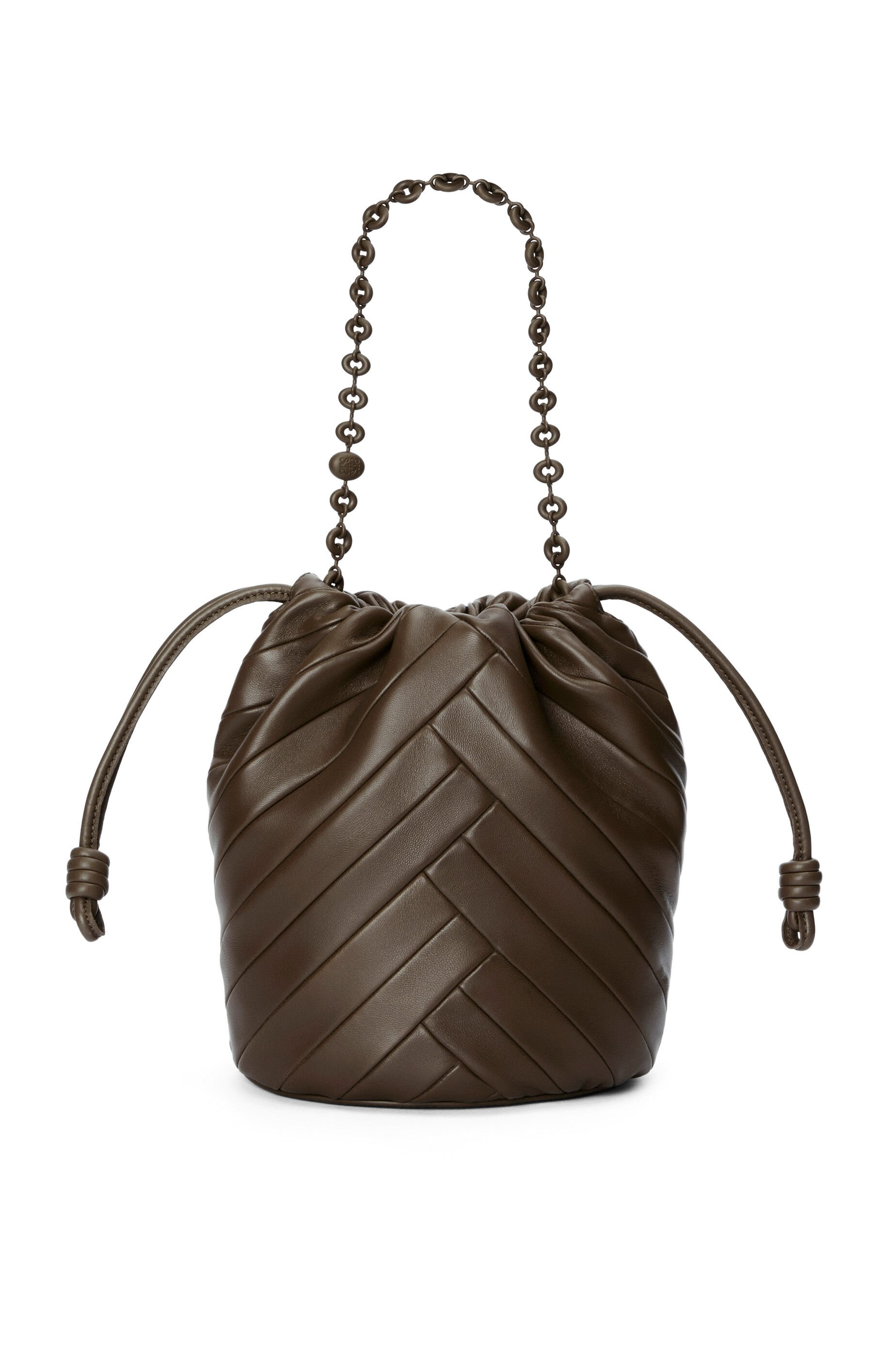 Flamenco Purse Bucket bag in mellow nappa lambskin