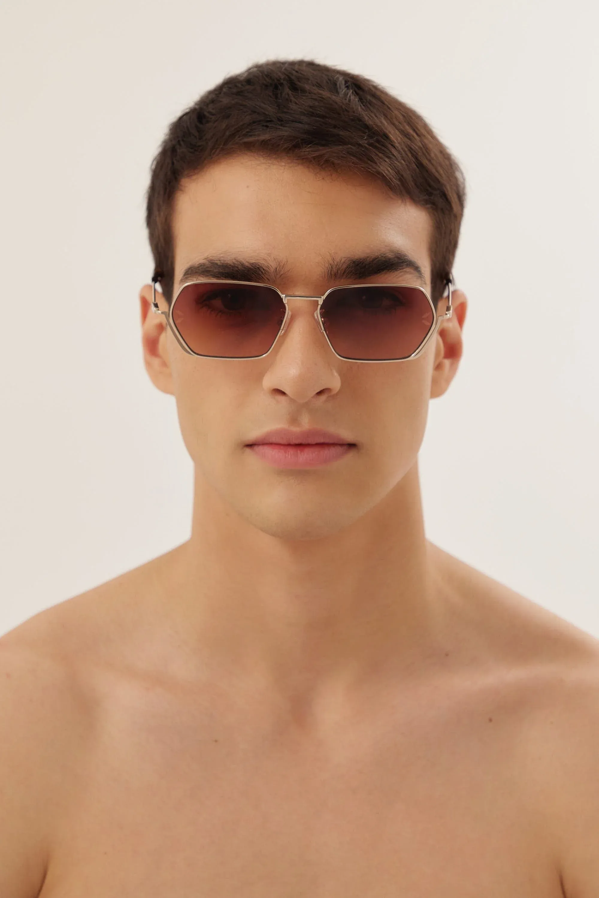 MCQ metal geometrical sunglasses