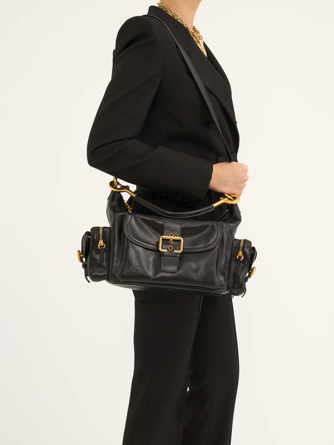 CAMERA BAG IN SOFT LEATHER