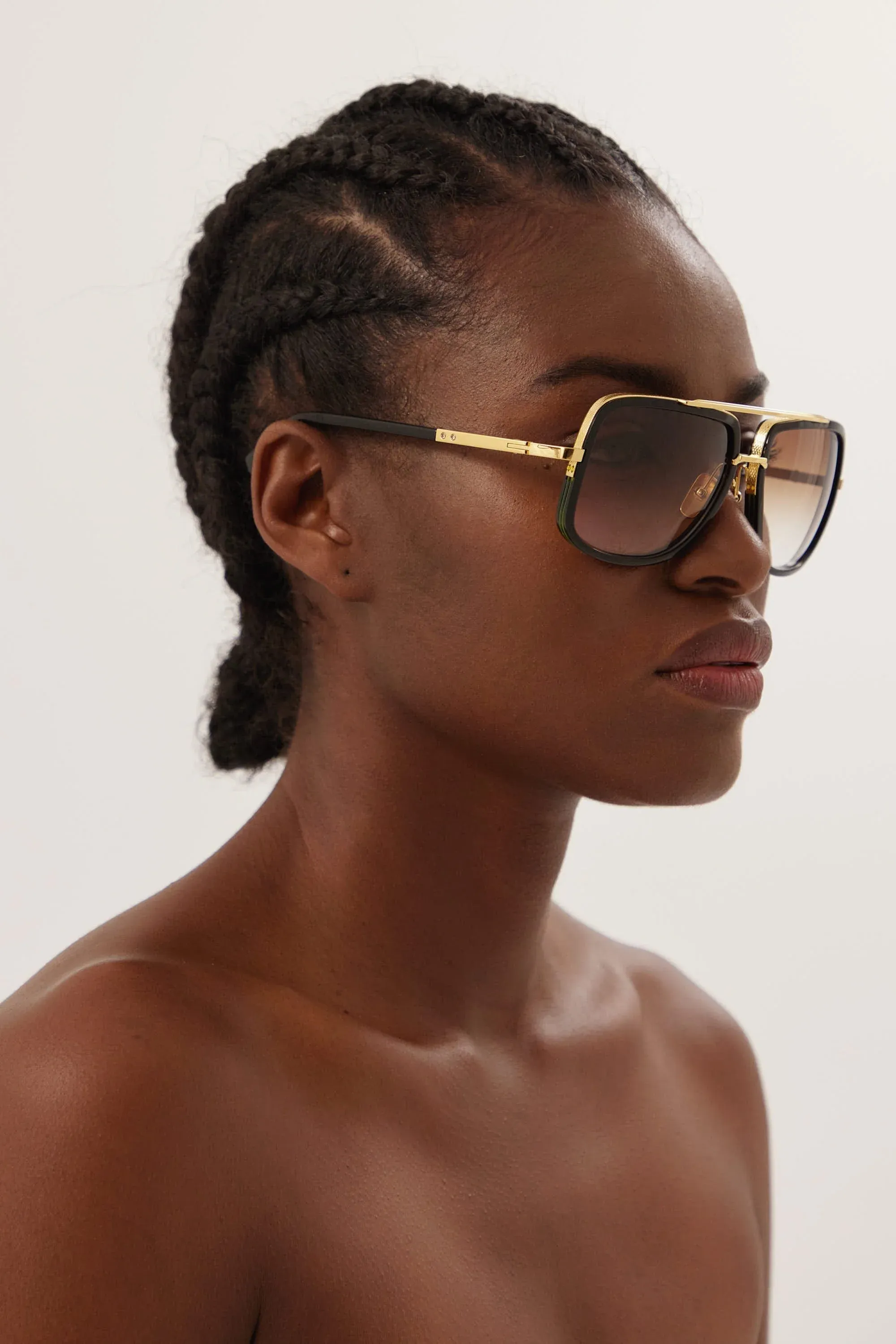 Dita MACH-ONE black and gold caravan sunglasses