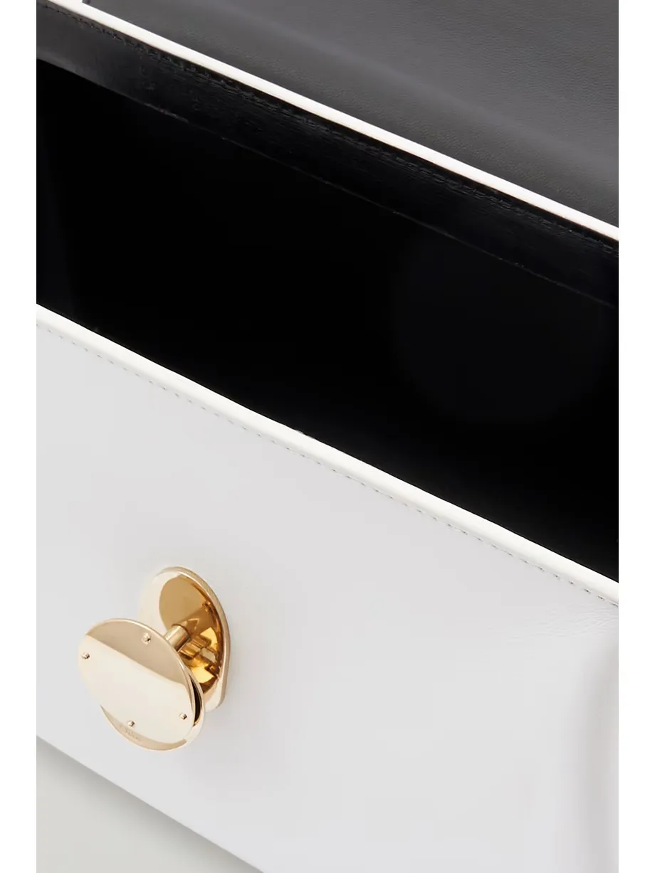 + NET SUSTAIN Penelope leather clutch