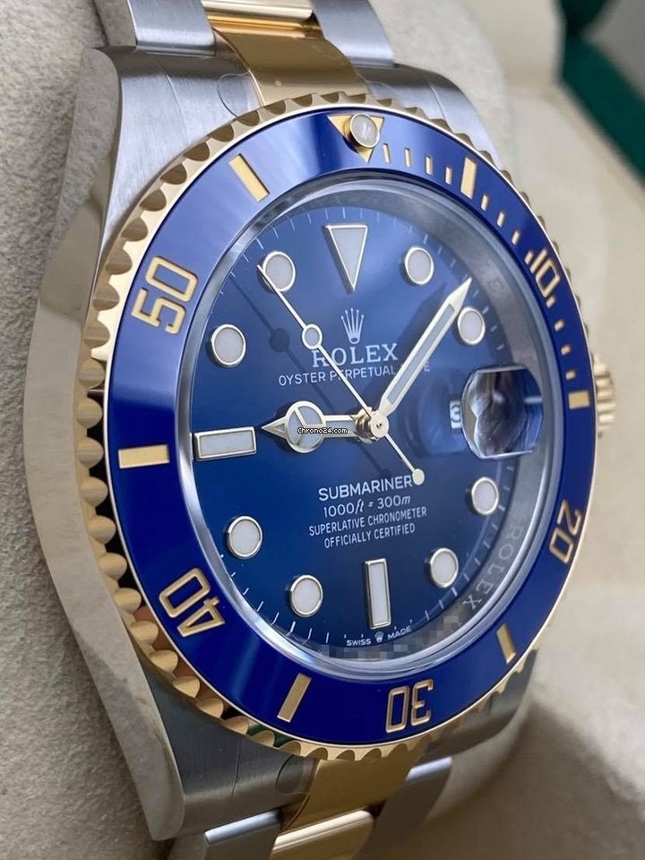 Submariner Date 41mm Blue Dial Two Tone 126613LB 2021 Unworn