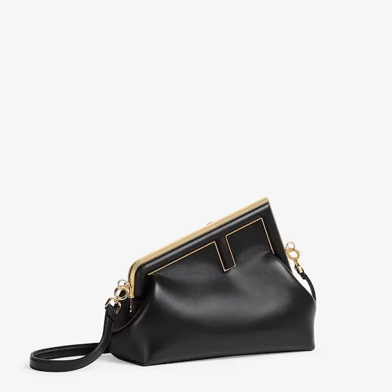 Fendi First Black nappa leather bag