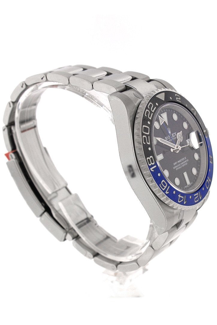 GMT-Master II Batman 40 Black Dial Steel Men's Watch 116710BLNR 116710