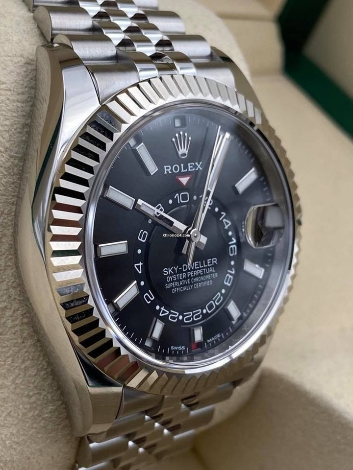 Sky-Dweller Black Jubilee Bracelet 326934 2021 Unworn