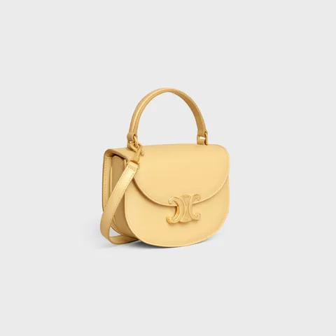 MINI BESACE TRIOMPHE IN SHINY CALFSKIN