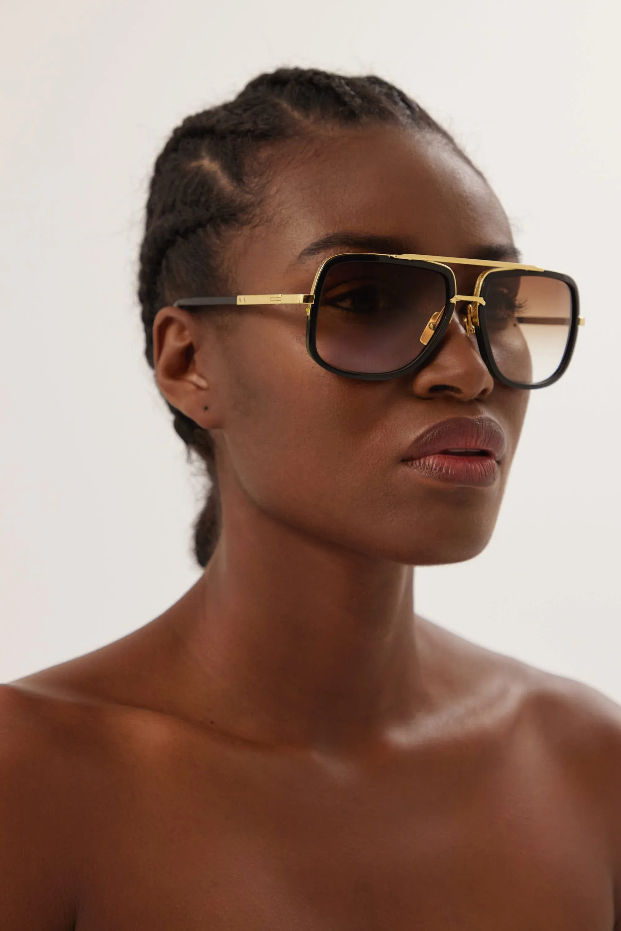 Dita MACH-ONE black and gold caravan sunglasses