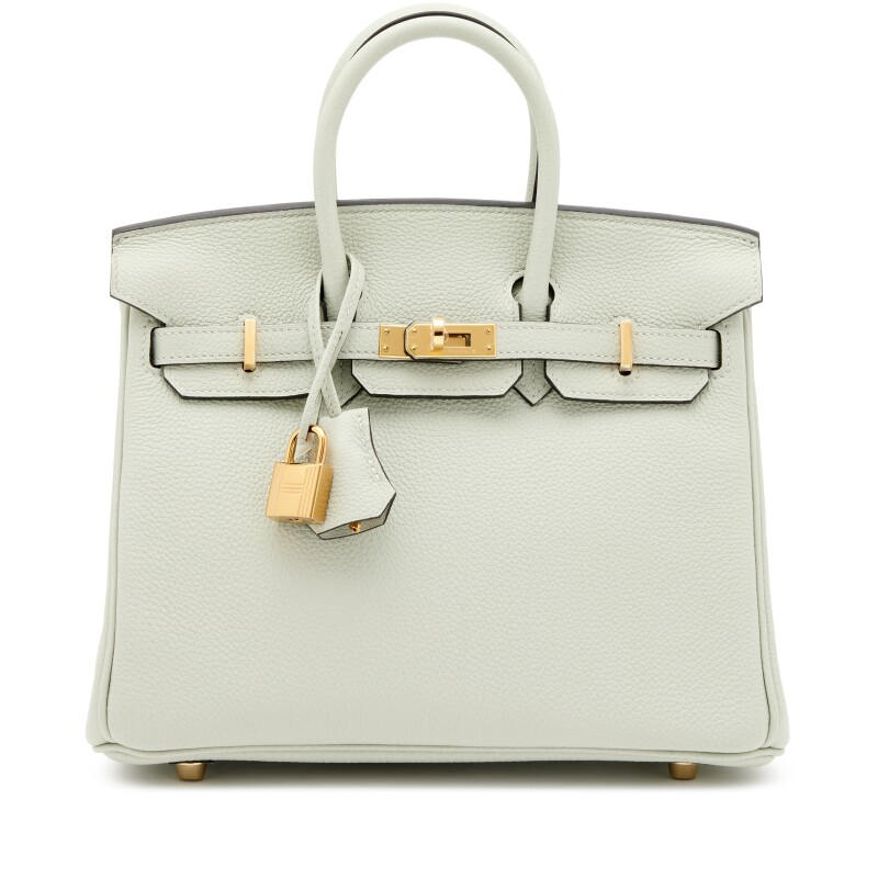 Gris Neve Togo Birkin 25 Gold Hardware