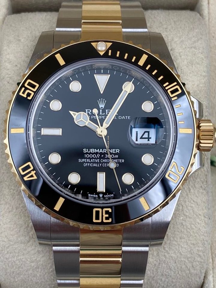 Submariner Date 41mm Black Dial Two Tone 126613LN 2021 Unworn