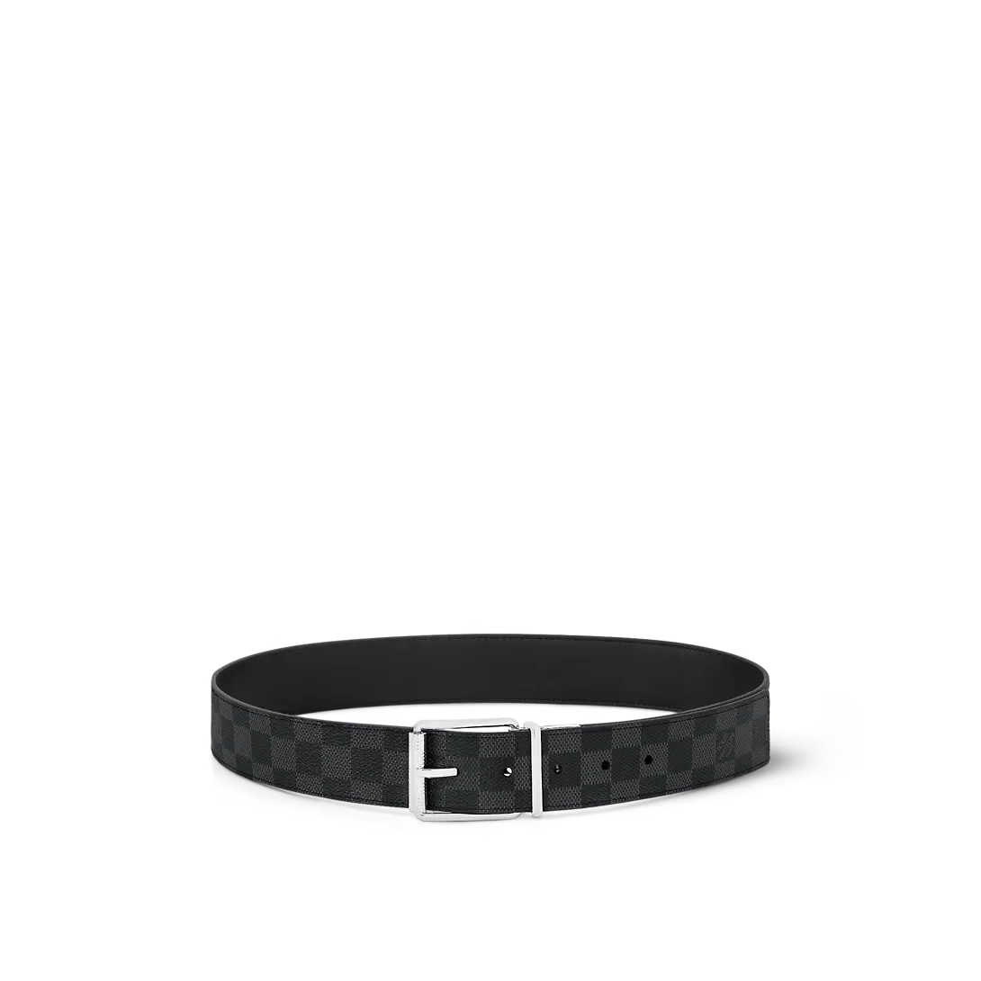 Damier Print 40MM Reversible