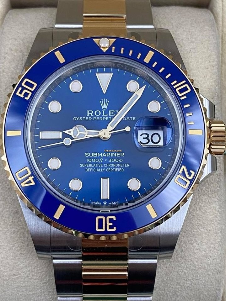 Submariner Date 41mm Blue Dial Two Tone 126613LB 2021 Unworn