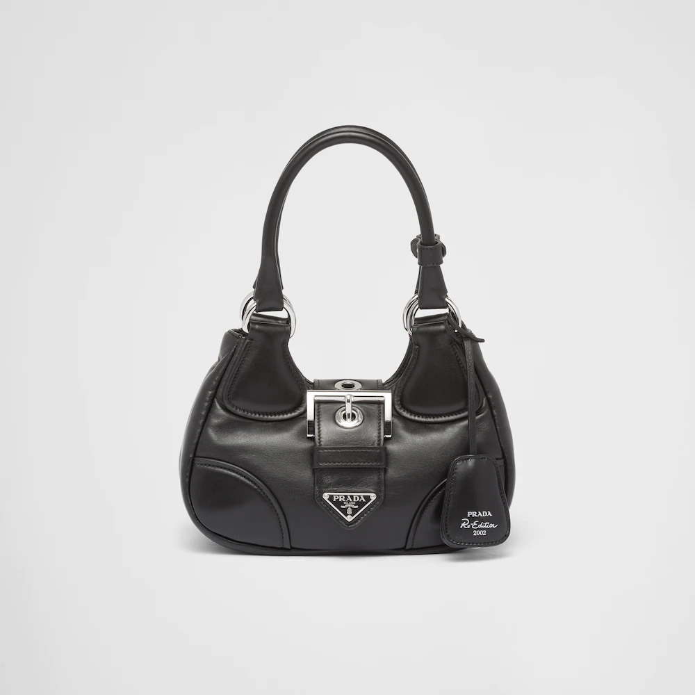 Prada Moon padded nappa-leather bag - Black