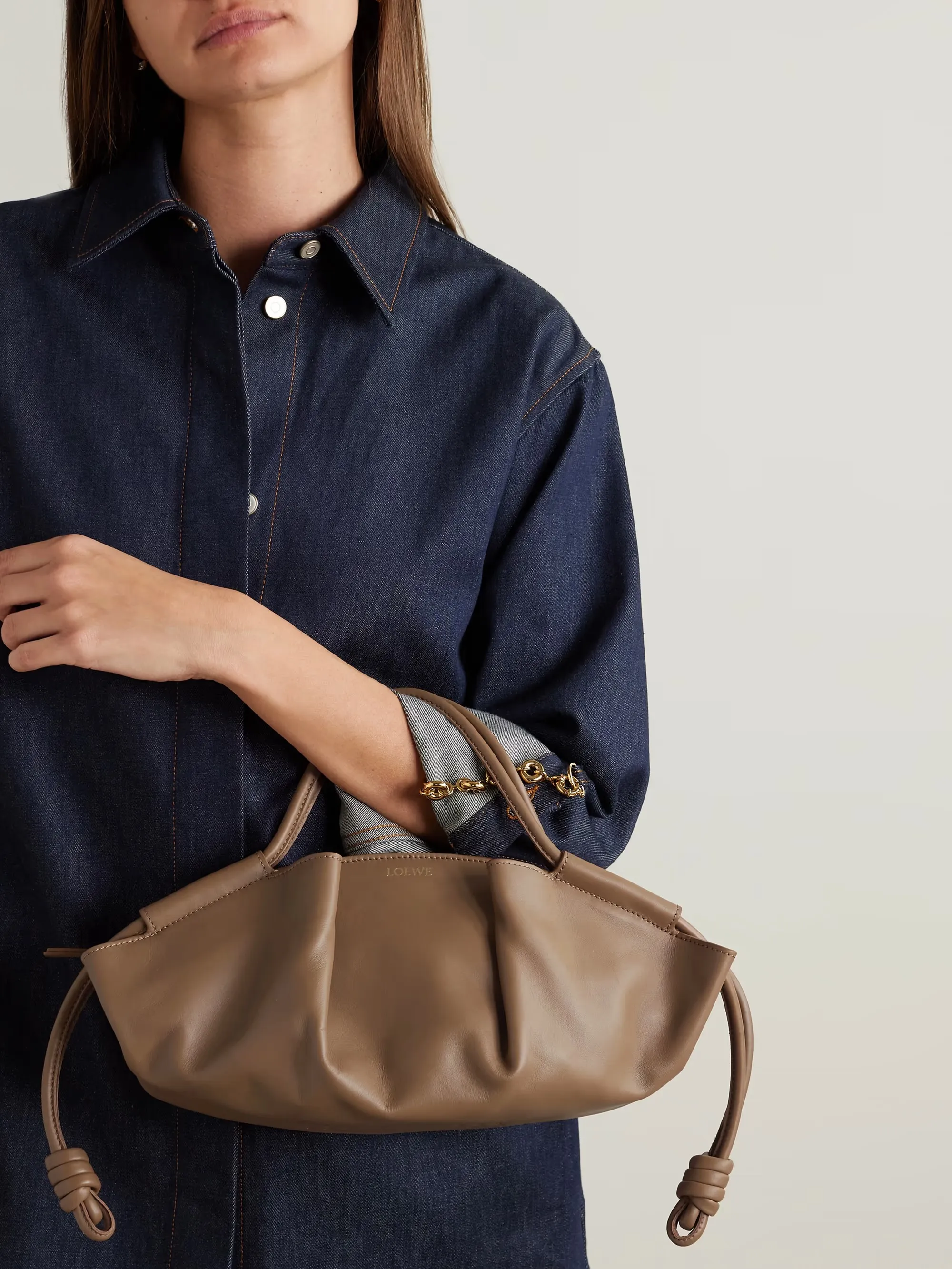 LOEWE Paseo leather shoulder bag