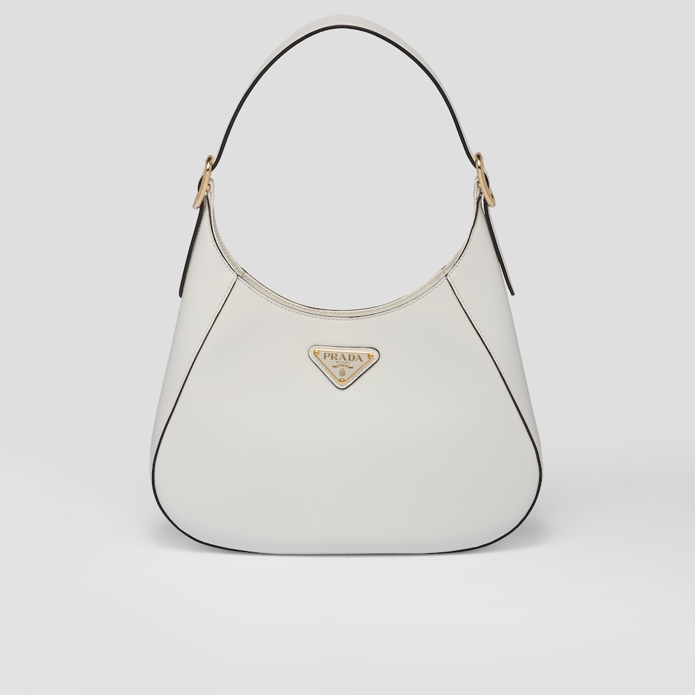 Prada Leather shoulder bag - White