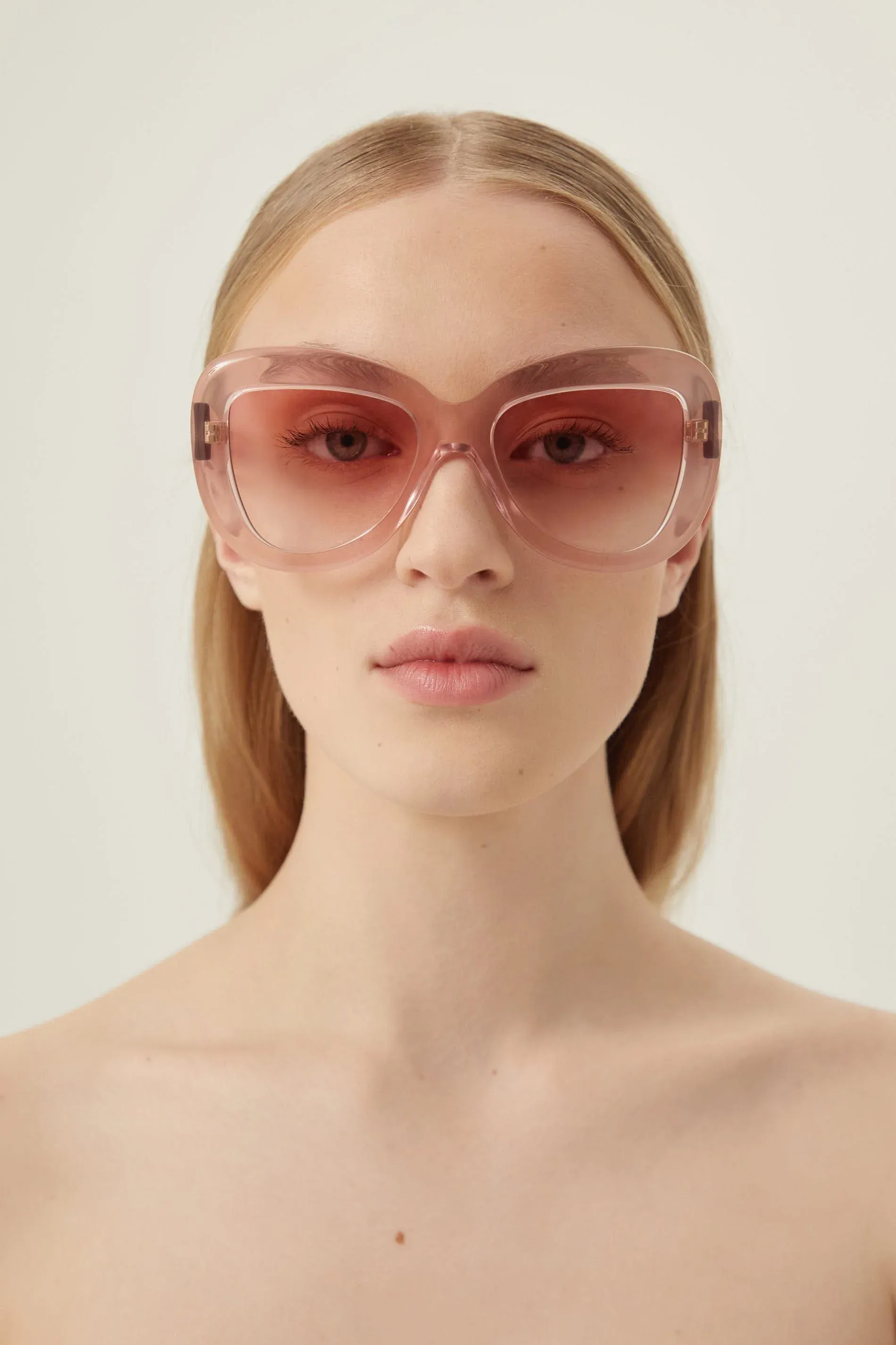 Marni butterfly milky pink sunglasses