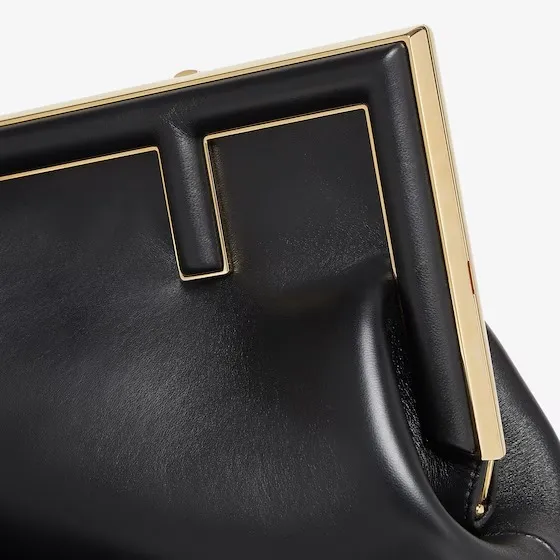 Fendi First Black nappa leather bag