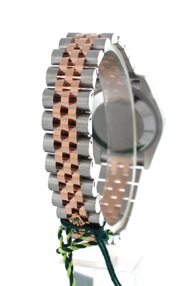 Datejust 31 Pink Raised Floral Motif Dial 18K Rose Gold Two Tone Jubilee Ladies Whatch 178241