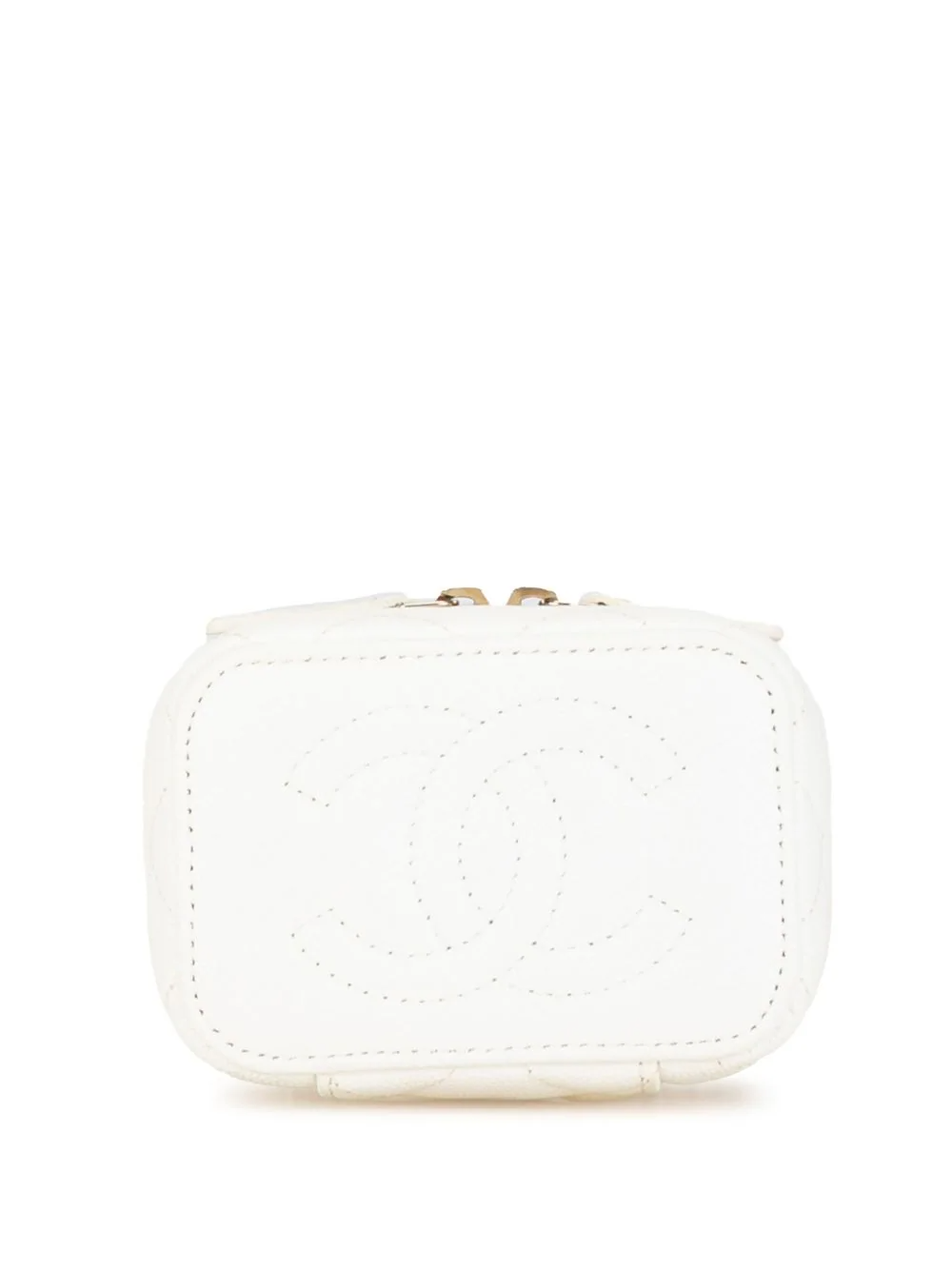 Mini Caviar Vanity Case with Chain crossbody bag