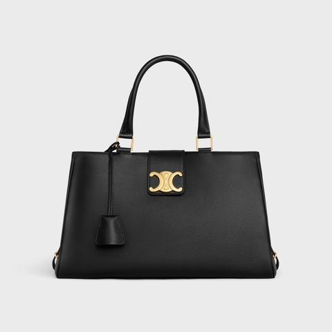 MEDIUM APPOLINE BAG IN SUPPLE CALFSKIN BLACK
