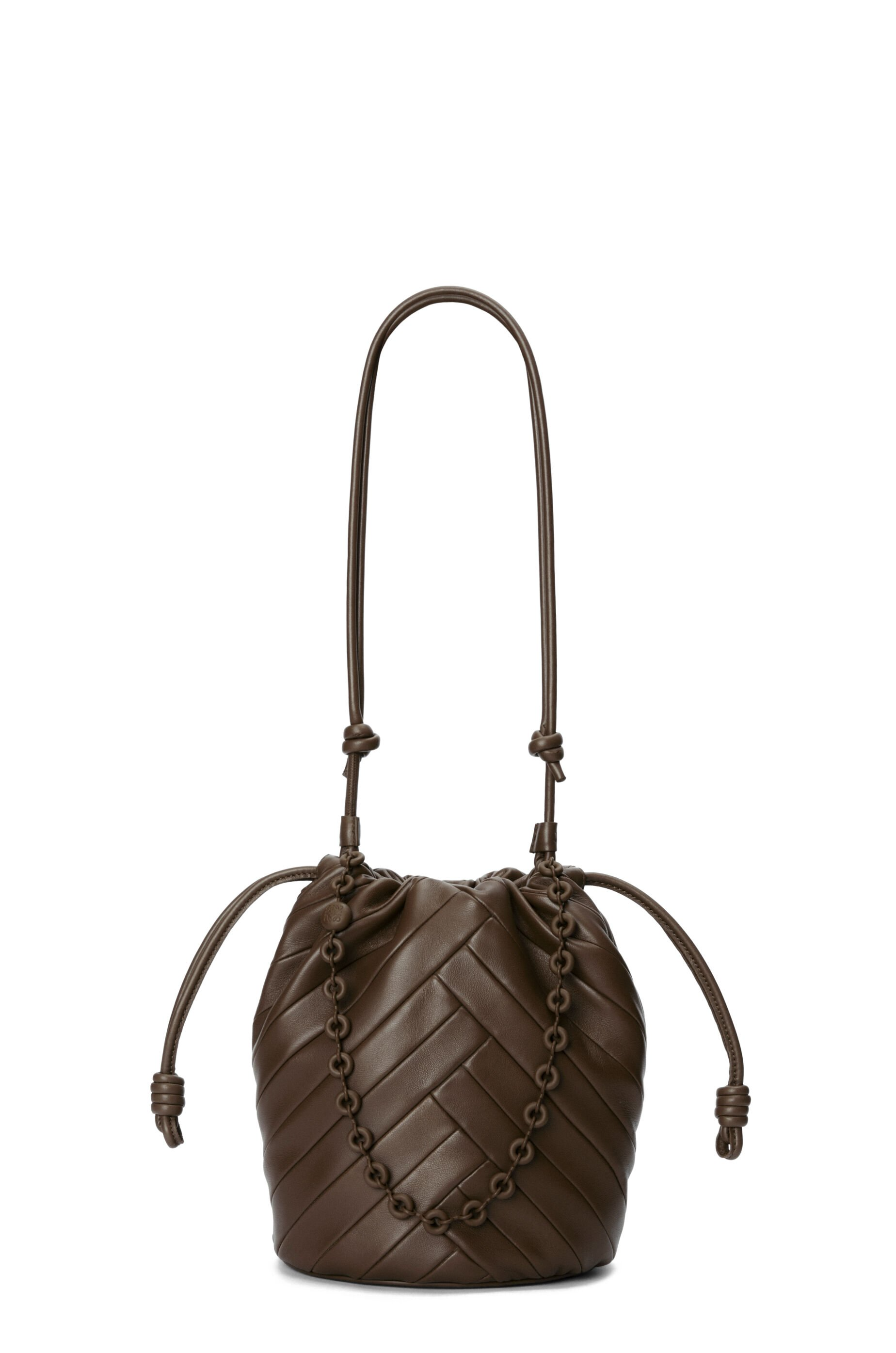 Flamenco Purse Bucket bag in mellow nappa lambskin