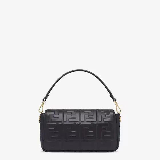 Baguette Nappa leather bag with FF motif