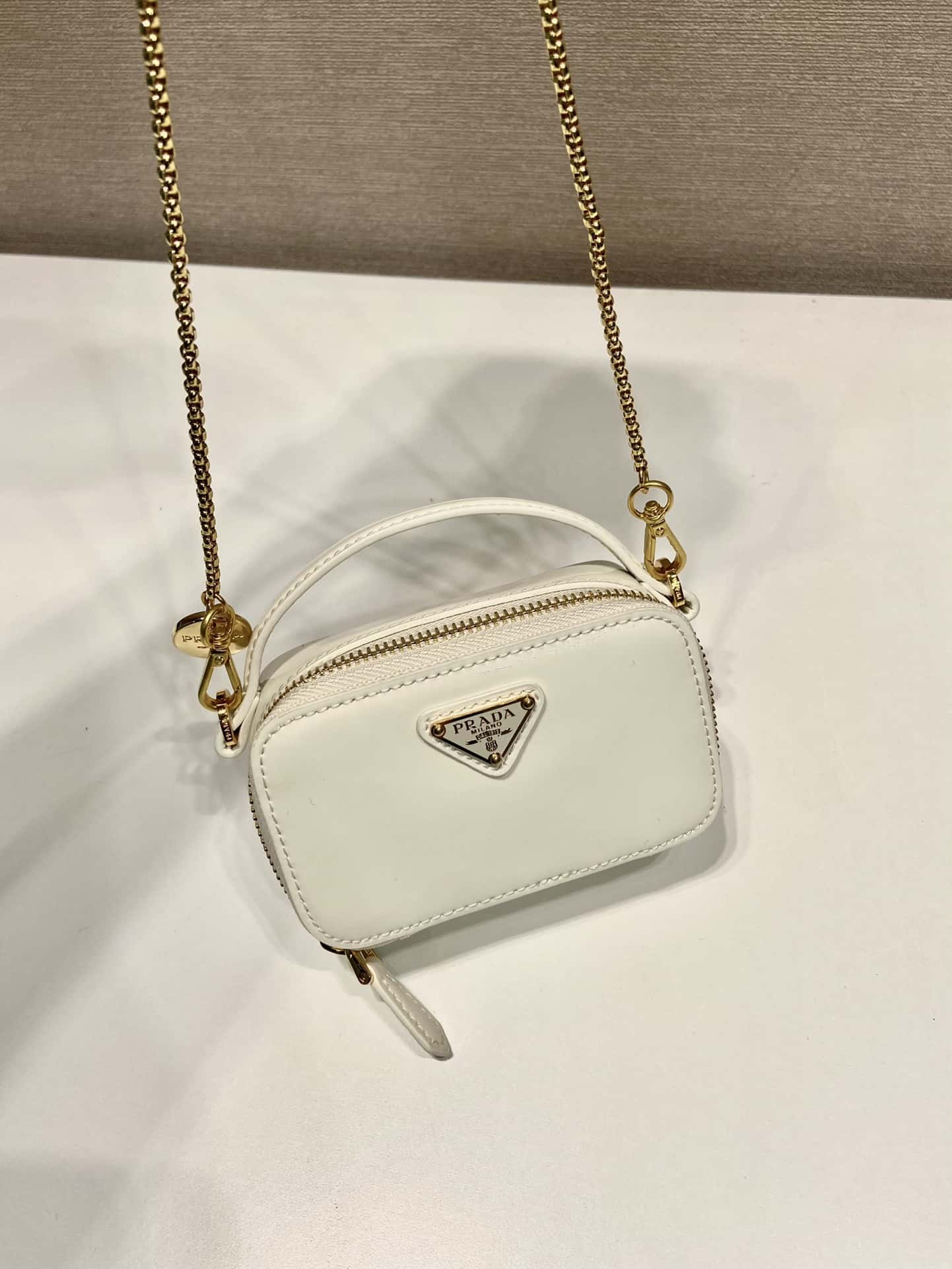 PRADA   mini straddle bag