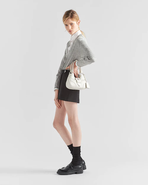 Prada Moon padded nappa-leather bag - White