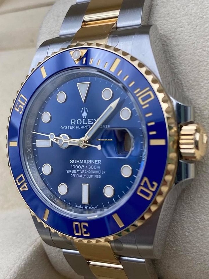 Submariner Date 41mm Blue Dial Two Tone 126613LB 2021 Unworn