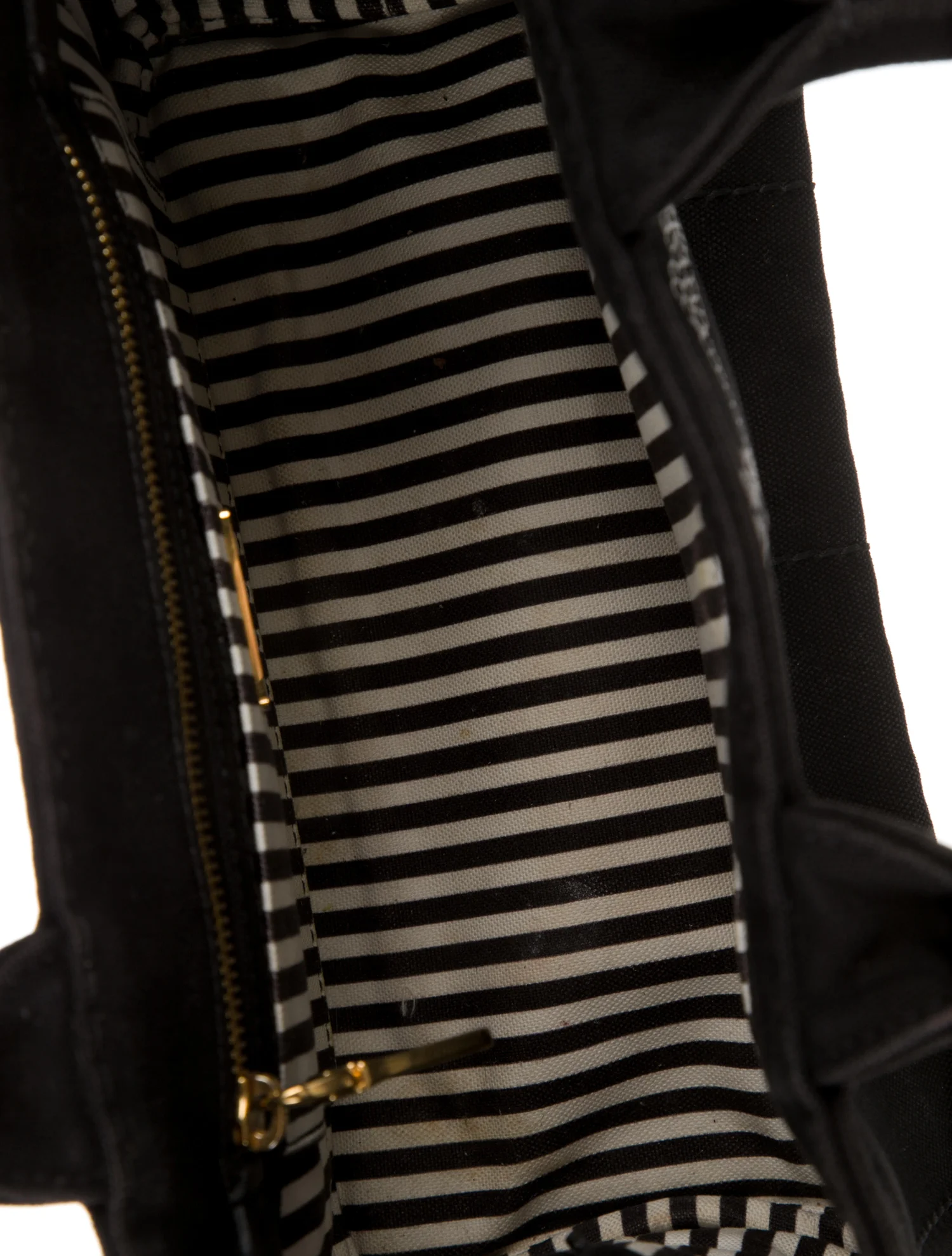 Prada Small Cotton Canvas Tote in Black