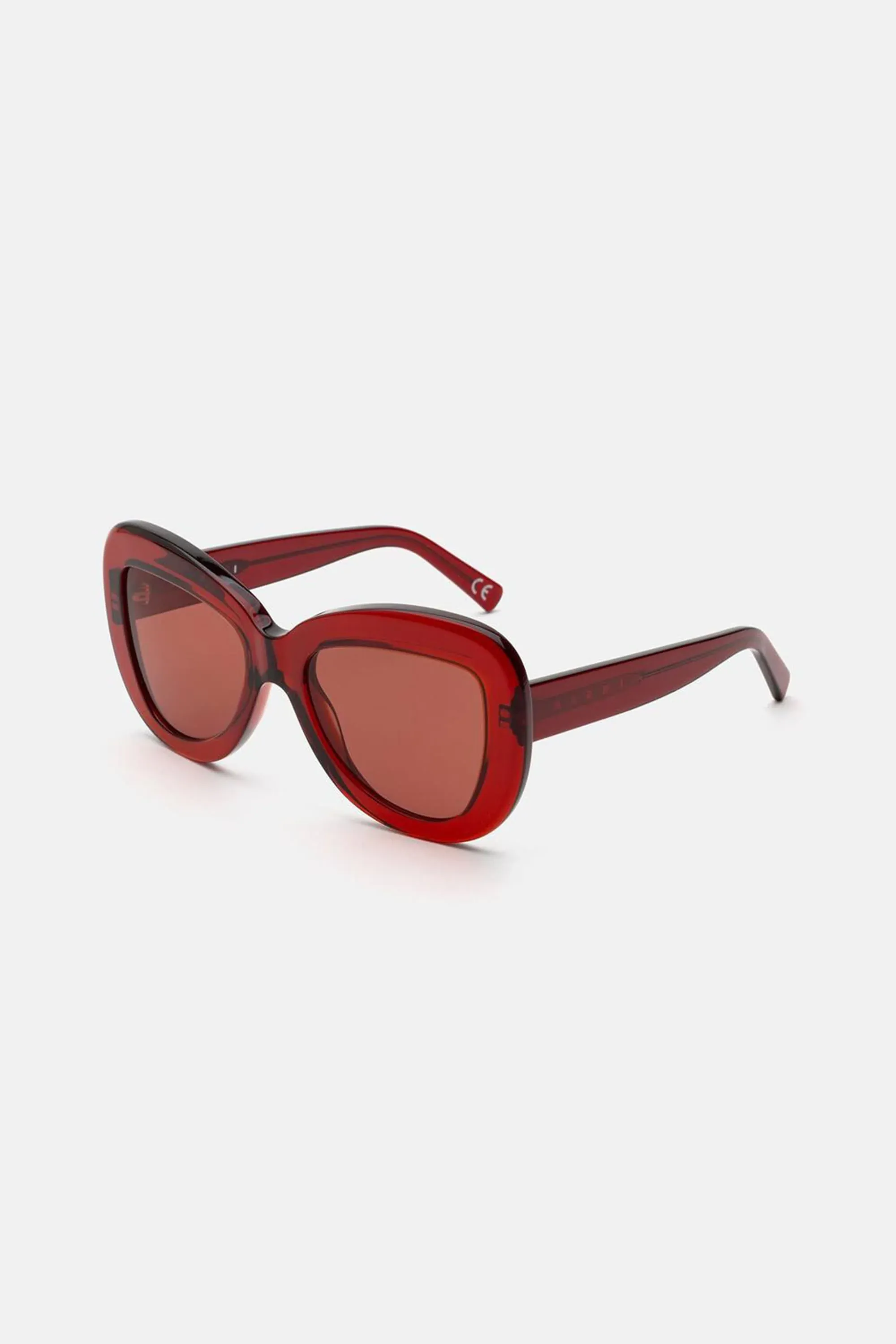 Marni butterfly crystal bordeaux sunglasses