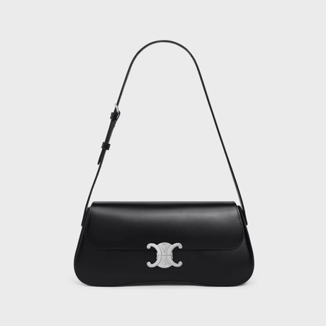 MEDIUM CELINE LOLA BAG IN SHINY CALFSKIN BLACK