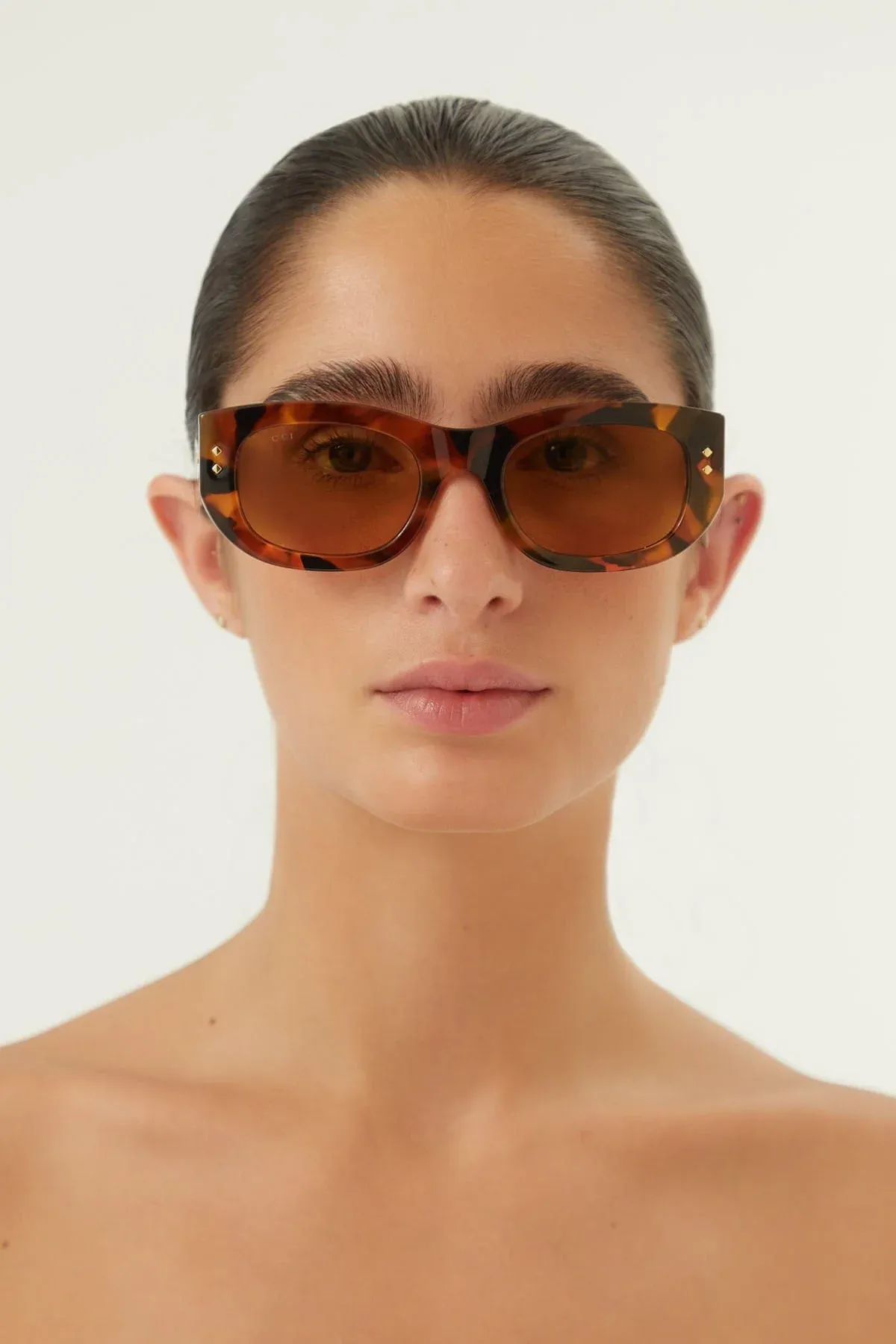 Gucci havana bold sunglasses