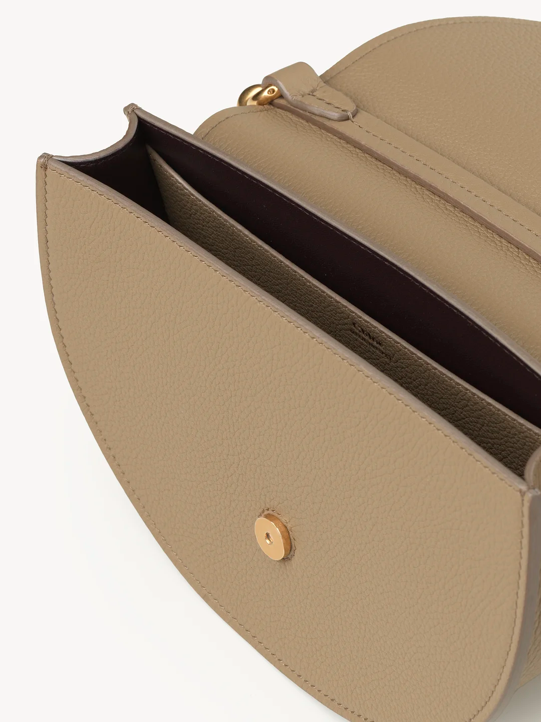 MARCIE CHAIN FLAP BAG IN GRAINED LEATHER