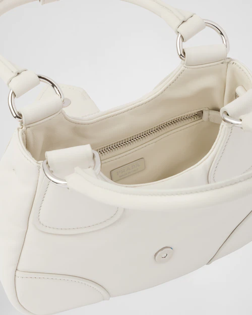Prada Moon padded nappa-leather bag - White