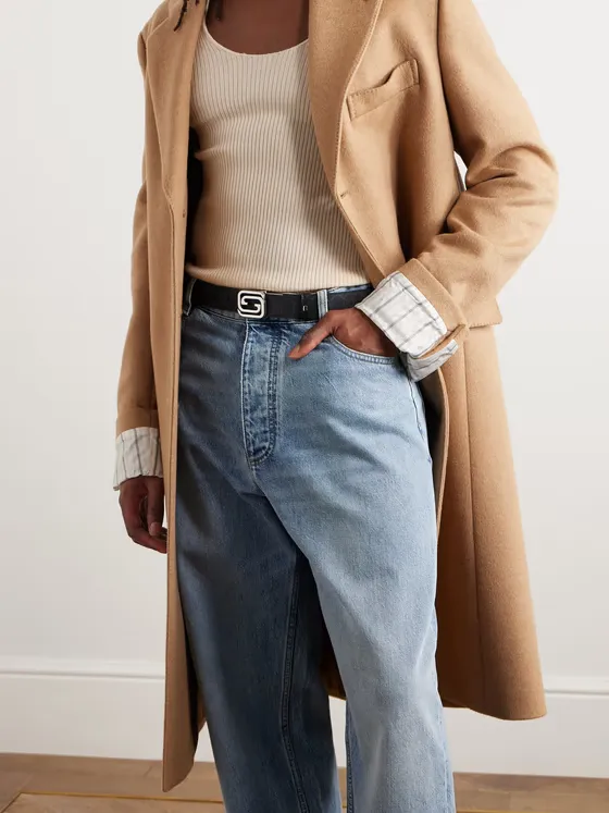 3cm Reversible Monogrammed Supreme Coated-Canvas and Full-Grain Leather Belt