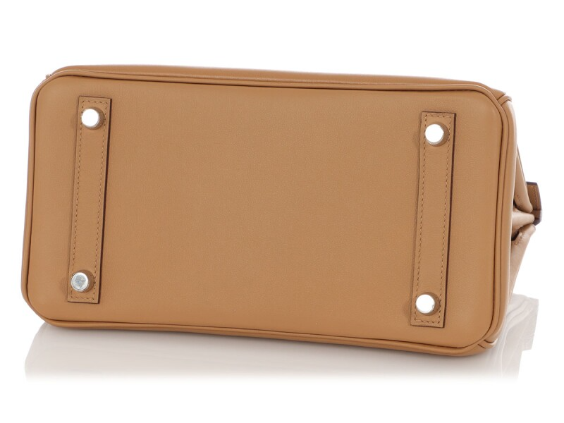 Biscuit Swift In and Out Birkin 25 Palladium Hardware