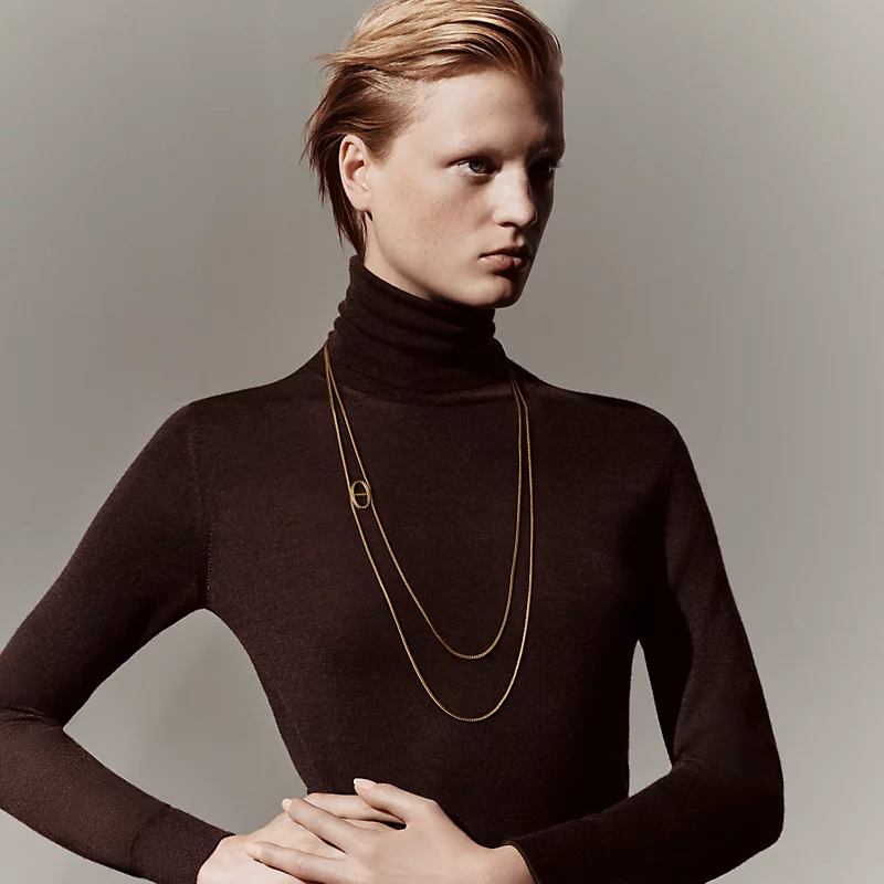 Chaine d'ancre Danae long necklace