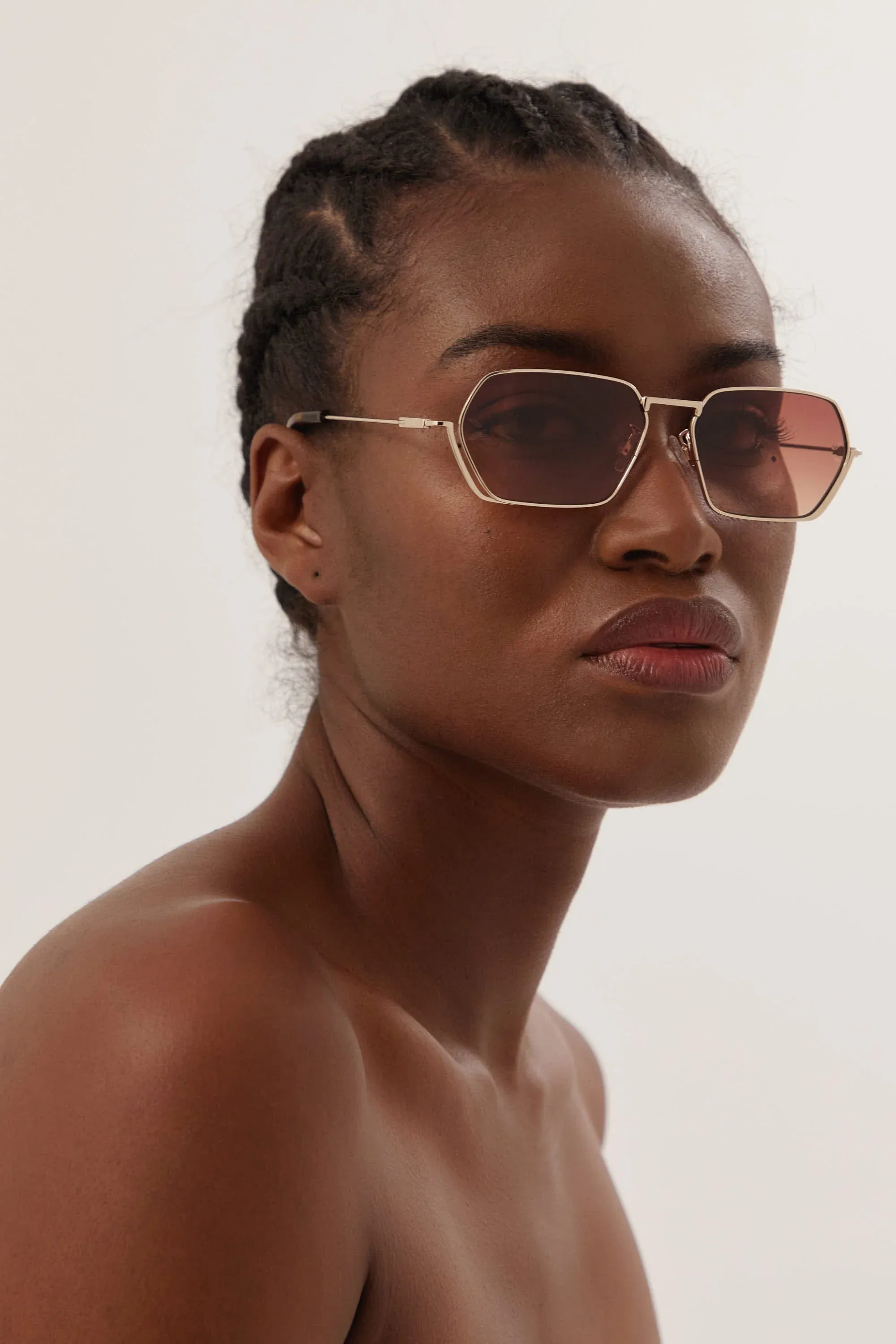 MCQ metal geometrical sunglasses
