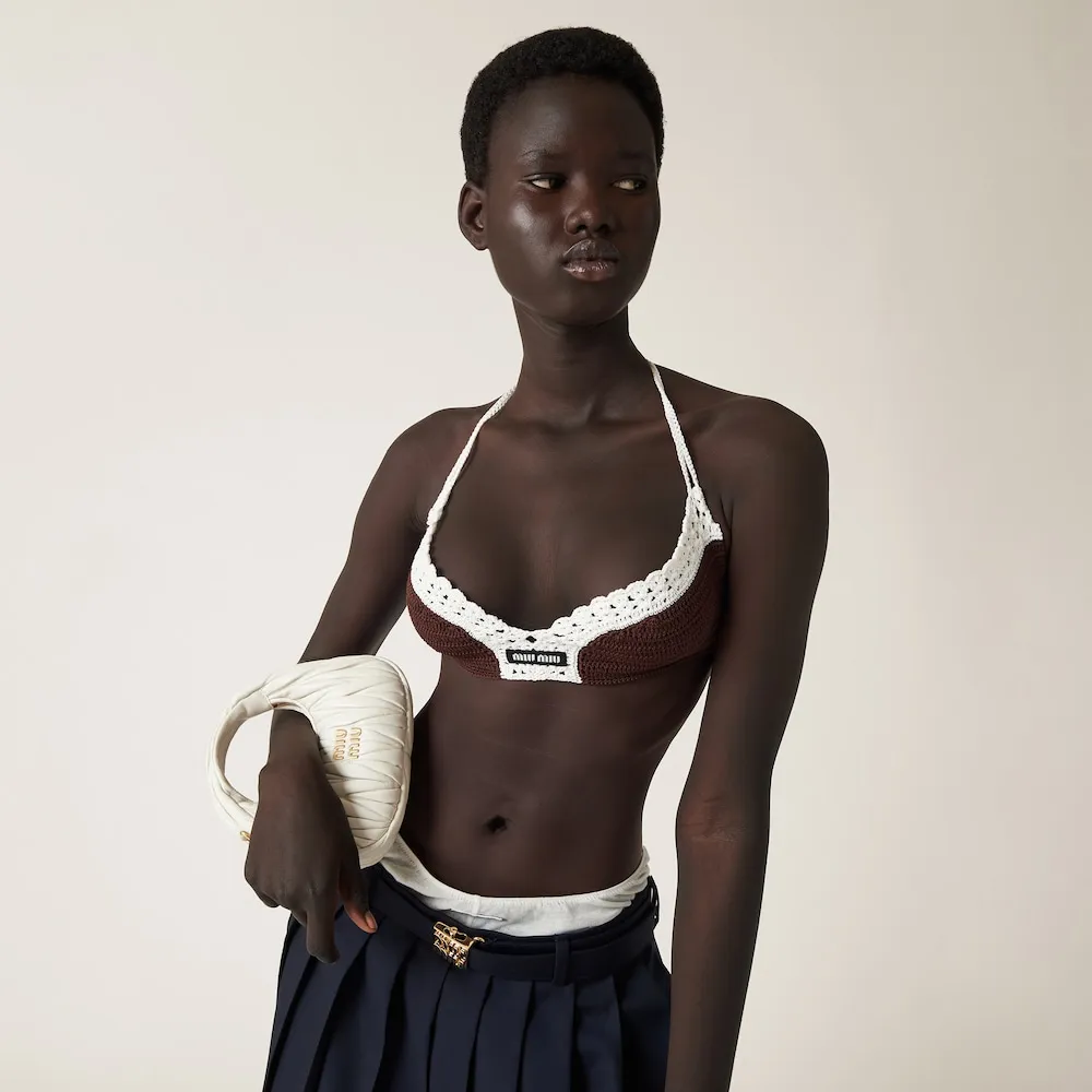 Wander matelassé nappa leather hobo mini-bag 14cm