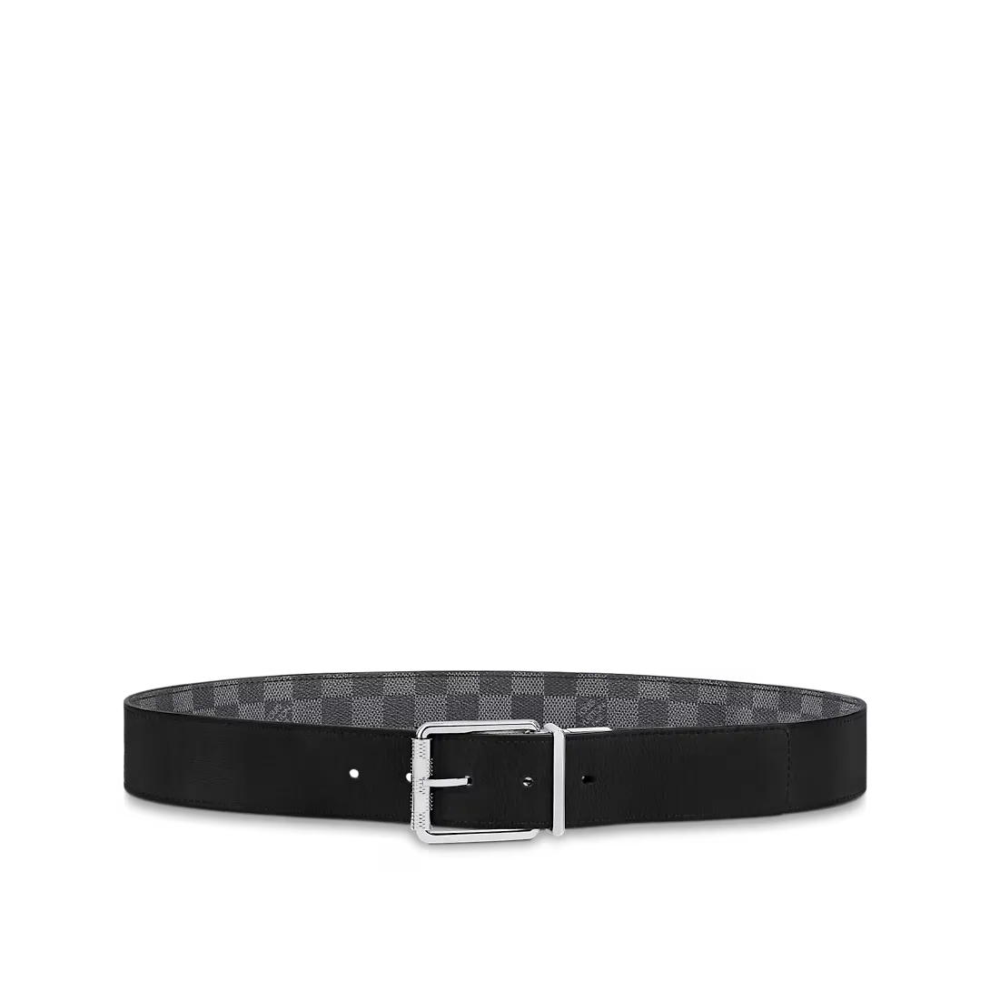 Damier Print 40MM Reversible