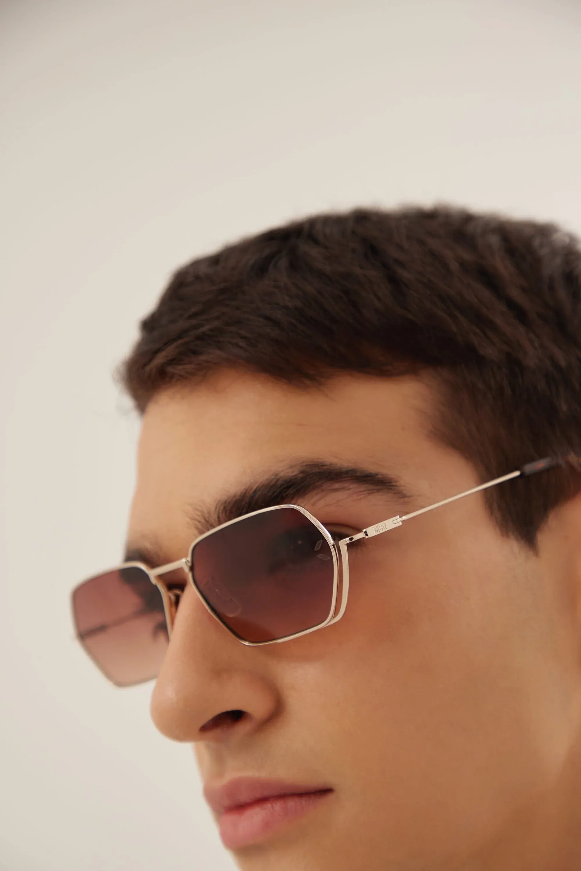 MCQ metal geometrical sunglasses