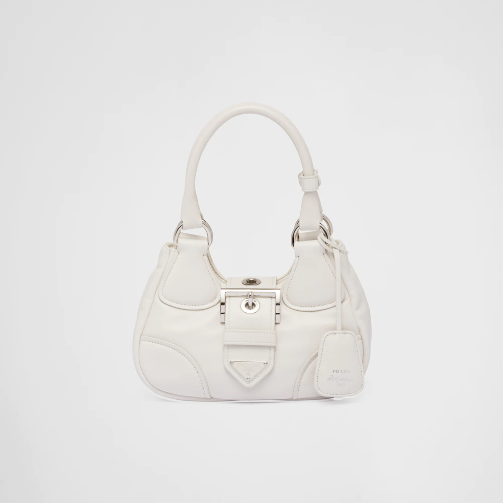Prada Moon padded nappa-leather bag - White