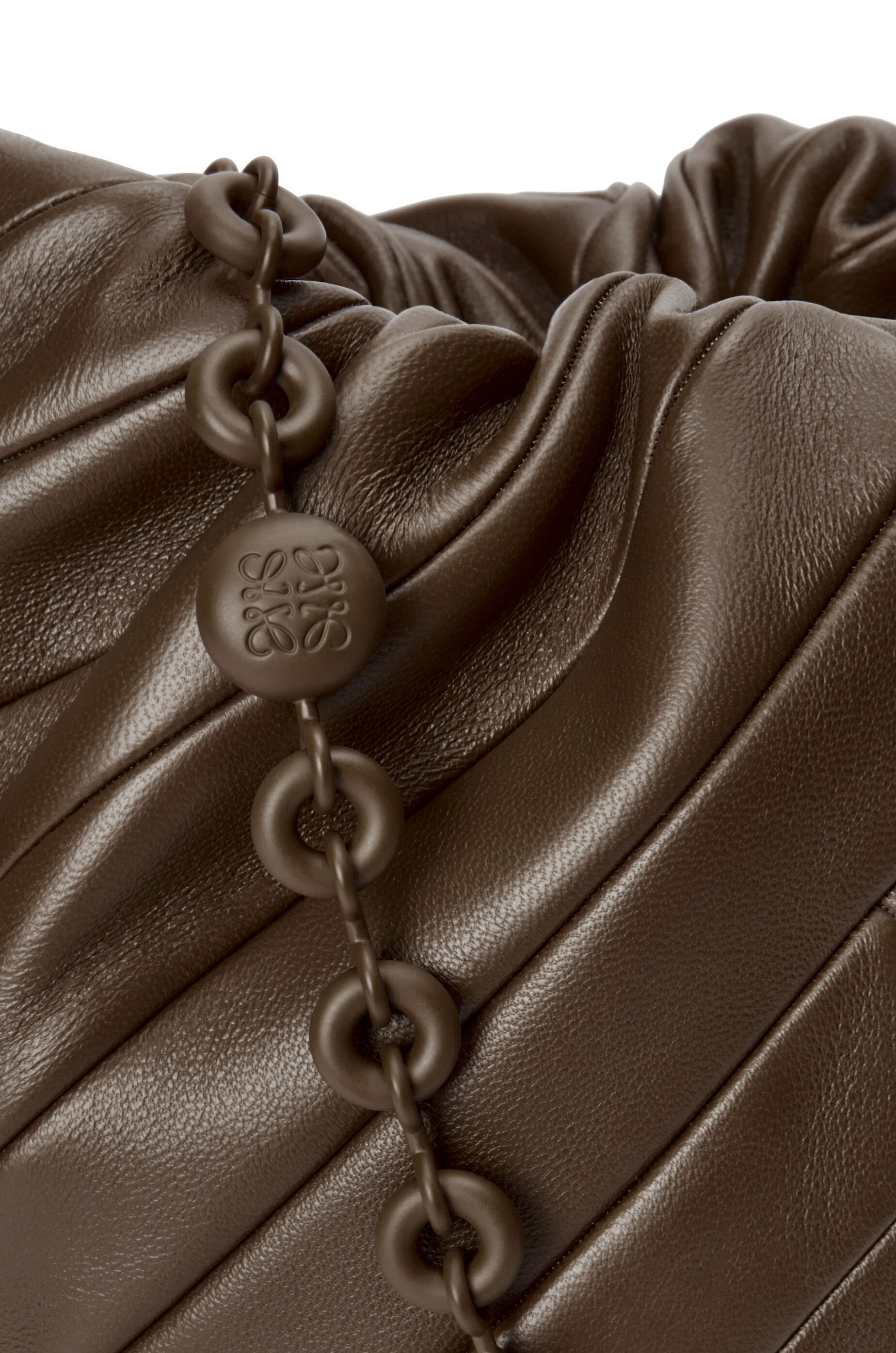 Flamenco Purse Bucket bag in mellow nappa lambskin