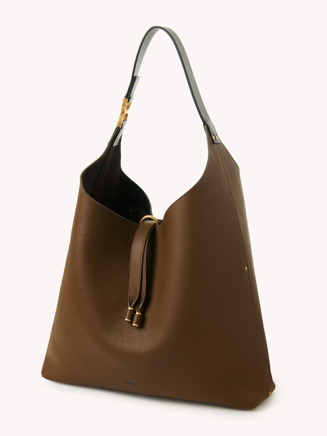MARCIE HOBO BAG IN GRAINED LEATHER