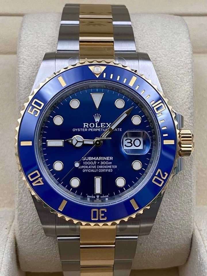 Submariner Date 41mm Blue Dial Two Tone 126613LB 2021 Unworn